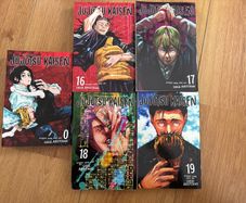 Jujutsu kaisen manga vol0 and 16-19