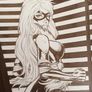 Original Comic Art of Marvels Black Cat by Di Amorim Image 2