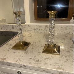 Waterford Crystal Large Candlesticks