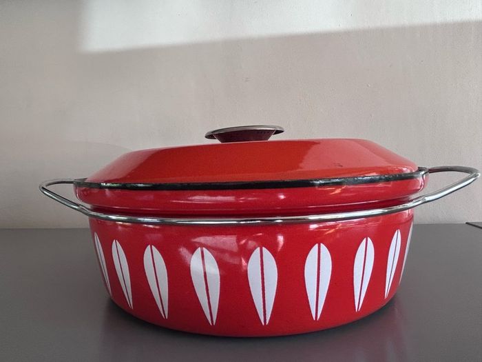 Vintage Cathrineholm pot Scandinavian retro