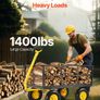 Heavy Duty Steel Garden Cart 635kg Capacity with 13 Inch Tyres Image 4