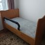 Solid Timber Toddler / Cot Bed (80x140 cm) + Safety Rail Image 2