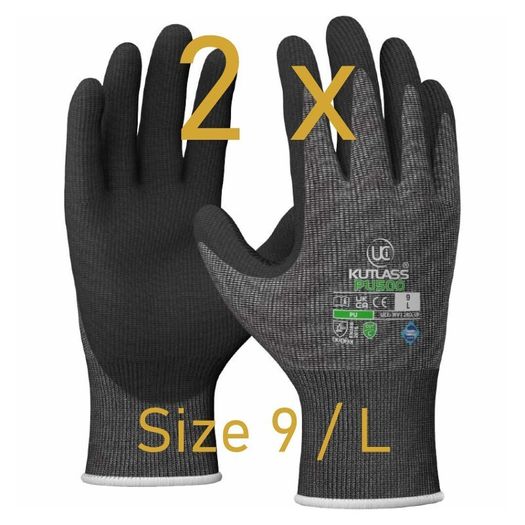 Guanti Antitaglio Uci Kutlass PU300 – Taglia XS (6) – Rivestimento In PU Grigio – EN388 4.3.4.3 – Manipolazione Lamiere