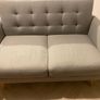 2 Seater Light Grey Image 6