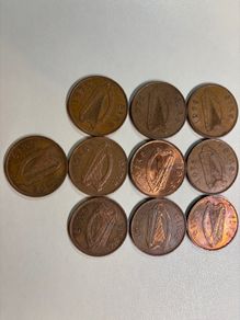 7 Irish 2 pences and 3 half pence