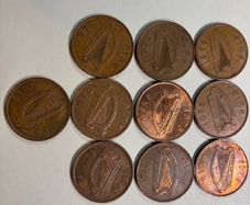 7 Irish 2 pences and 3 half pence