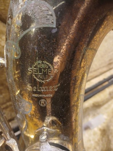 Vintage Selmer Bundy tenor saxophone, complete with its original hard ca
