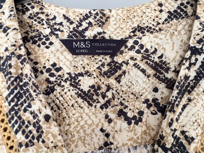 Animal print M&S dress Size 12