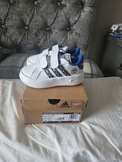 New Adidas Marvel spiderman kids shoes