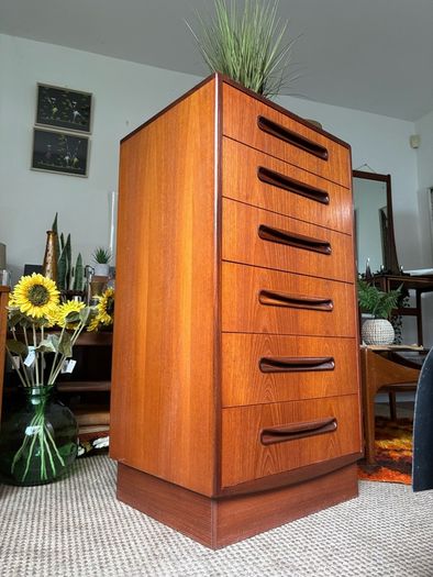 Vintage Retro Mid Century Teak G Plan 'Fresco' Chest of Drawers