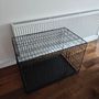 wire dog crate  (L, 90cm)