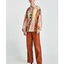 BN Zara Boho Multi Floral Long Sleeves V Neck Blouse / Top / Blogger's Favourite / Size M Image 2