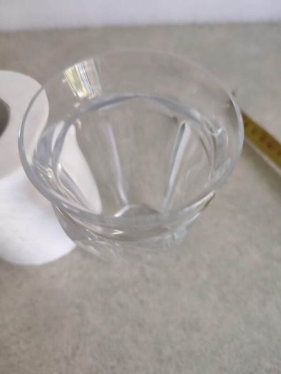Estate Signed Baccarat Tallyrand Nelly Cut Crystal Bud / Flower Vase Perfect