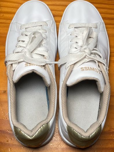 K Swiss Court Shield Ladies Tennis Trainers UK6 EU39.5