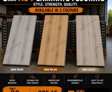 New 8mm Matt Laminated Flooring - Free Delivery