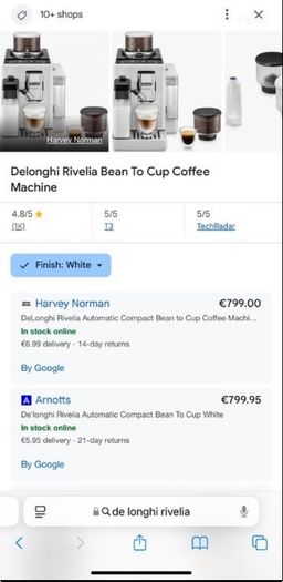 DeLonghi Rivelia automatic