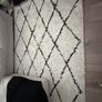 Black and white large Rug Image 2