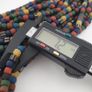 Antique African Style MultiColor Mix 7-8.5mm Glass Beads Necklace Strands Image 3