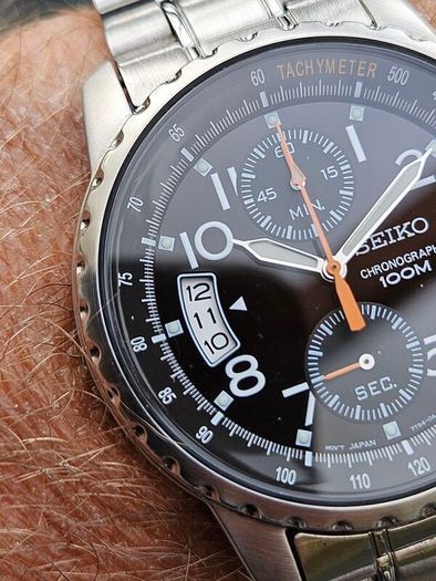 Watch Seiko Chronograph.