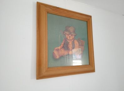 Antique Teddy Bear Painting