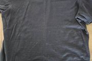 men COS scoop neck dark navy top