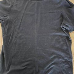 men COS scoop neck dark navy top