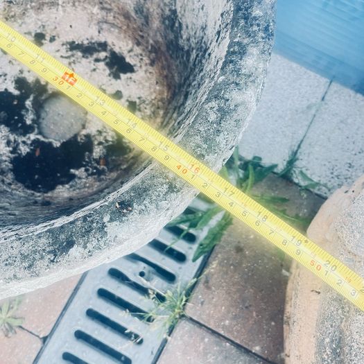 concrete garden pots