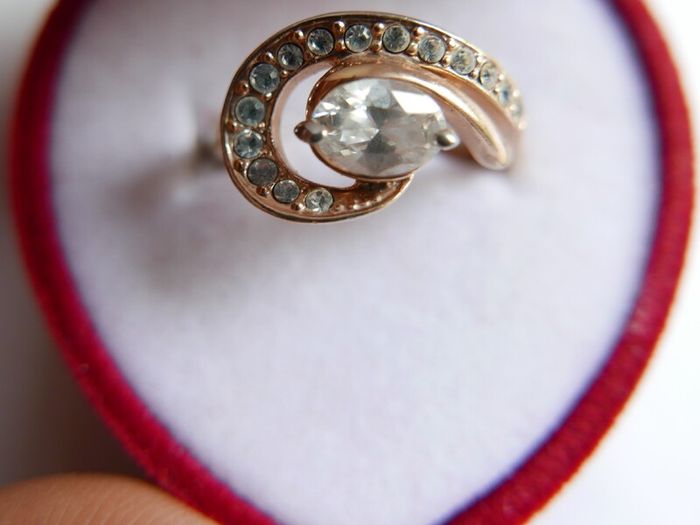 Vintage 18K GP Gold Plated Ring size M