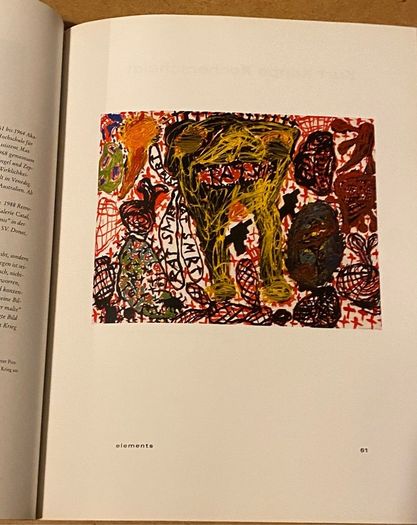 art book Elements exhibition 13.11.1996 - 12.01.1997, Hugh Lane Municipal Gallery of Modern Art, Charlemont House, Parnell Square, Dublin