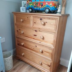 Waxed pine Chest of  drawers. Best offer!