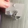 silver colour Earrings Image 2