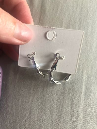 silver colour Earrings