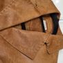 Tan leather Blazer vintage y2k Image 4
