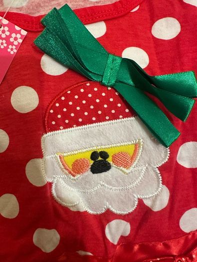 Girls Santa  dress