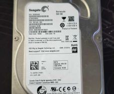 Seagate BarraCuda 3.5" SATA HDD - 500GB