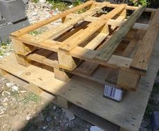 3 Wooden pallets