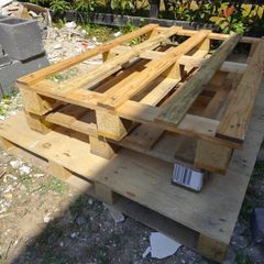 3 Wooden pallets