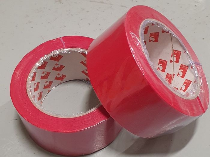 Red Adhesive Tape