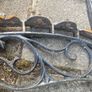 Antique Cast Iron Garden Seat Ends Image 2