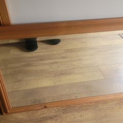 Vintage Solid Nordic Pine Bevelled Wall Mirror