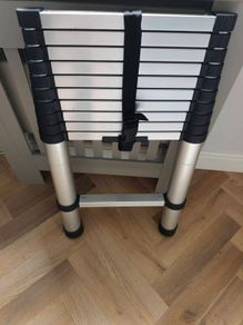 Multibao 3.2m telescopic aluminium ladder, mint condition