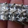 Vintage 925 Sterling Silver  Crystal Stone Studded Pendant With Chain 23.8g L10" Image 4