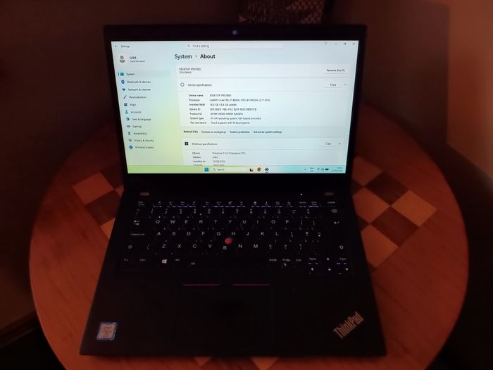 laptop Thinkpad i7/16/256