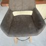 Grey Kitchen Countertop Swivel Stools x 4 in great condition Image 2
