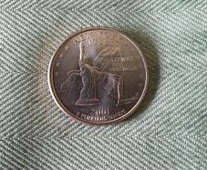 United States Quarter Dollar New York Gateway To Freedom 2001 Coin America USA