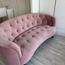 pink sofa couch Image 2