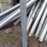 Galvanized steel pole posts fence tubular steel sign Image 7