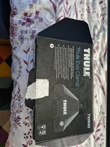 Thule evo wing roof bars and evi clamp