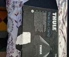 Thule evo wing roof bars and evi clamp