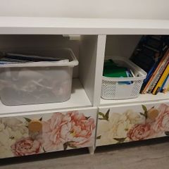 Ikea Besta tv toy storage bench with 2 drawers 120cm x 42cm x 64cm